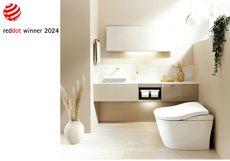 TOTO Restroom Dresser Premium Series Receives Red Dot Design Award 2024 1